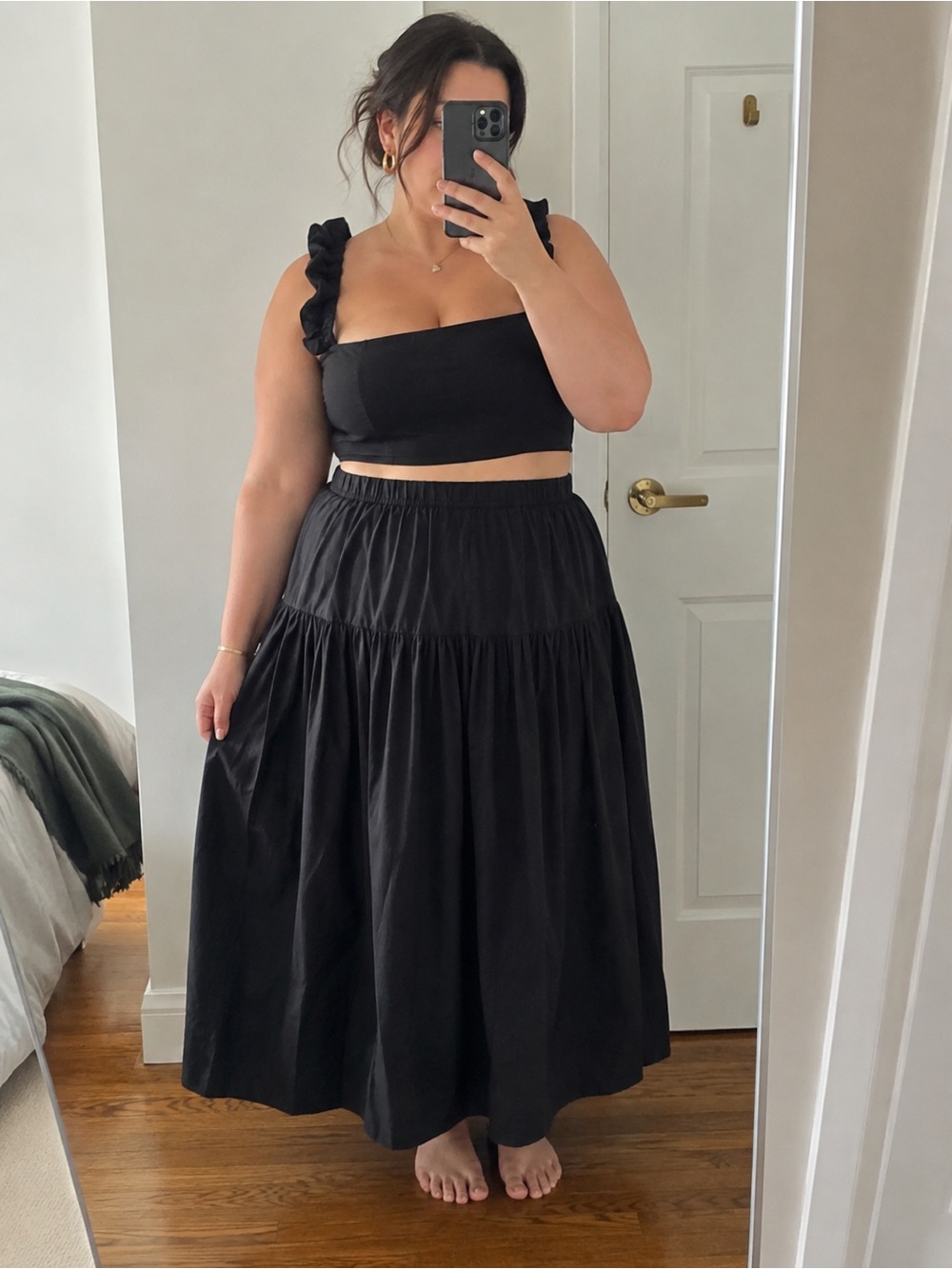 Abercrombie & Fitch Maxi Skirt with matching shirt